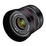 Samyang AF 45 MM F1.8 FE SONY E - Objetivo de formato completo para cámaras Sony Alpha sin espejo (montura FE y E, formato completo, sensor APS-C, rosca de 49 mm)