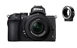 Nikon Z50 - Cámara sin Espejo con Objetivo 16-50 DX VR y FTZ SD2, Negro