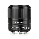VILTROX 23mm F1.4 X Enfoque automático APS-C Gran Apertura Enfoque Ocular Objetivo para cámara con Montura Fuji X X-T1 X-T2 X-T3 X-T4 X-T10 X-T30 X-T100 X-T200 X-S10 X-A1 X-A2 X-A3 X-A5 X-A7 X-A10