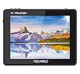 FeelWorld LUT7 - Monitor de 7' FHD (2200nits, Touch Screen, High Contrast 1200:1, High Resolution 1920 x 1200, 3D LUT) Negro