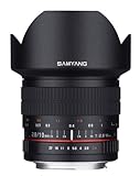 Samyang – Objetivo de 10 mm F2.8 ED como NCS CS Ultra Gran Angular Lente para Nikon Cámaras réflex Digitales con Ae Chip para medición de Auto (sy10maf-n)