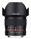 Samyang – Objetivo de 10 mm F2.8 ED como NCS CS Ultra Gran Angular Lente para Nikon Cámaras réflex Digitales con Ae Chip para medición de Auto (sy10maf-n)