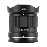 VILTROX 56mm f/1.7 Objetivo de Montaje Z de, Objetivo APS-C de 56mm F1.7 Z con Enfoque Automático de Gran Apertura Compatible con Nikon ZFC, Z30, Z50, Z5, Z6, Z6II, Z7, Z7II, Z8, Z9 Cameras