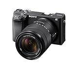 Sony ILCE6400AMB.CEC Alpha 6400 Cámara Evil APS-C con Objetivo Zoom 18-135mm f/3.5-5.6, Enfoque automático rápido 0.02s, 24.2 Megapíxeles, grabación de vídeos en 4K y Pantalla inclinable para Vlogging