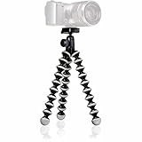 JOBY GorillaPod 1K - Stand de Trípode Flexible Compacto para Cámaras Compactas Avanzadas y CSC/Sin Espejo, Peso hasta 1 kg, JB01511-BWW