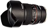 Samyang F1120406101 - Objetivo fotográfico DSLR para Sony E (Distancia Focal Fija 10mm, Apertura f/2.8-22 ED AS NCS CS), Negro