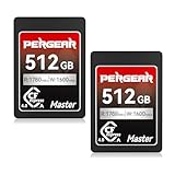 Pergear Tarjeta de memoria CFexpress 4.0 tipo A de 512 GB, velocidad de lectura de hasta 1780 MB/s, velocidad de escritura de 1600 MB/s, para 4K 120P, 8K 30P (2 unidades) Master Series, compatible con