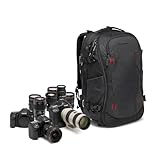 Manfrotto Pro Light Flexloader L, Mochila Profesional para Cámaras, Bolsillo Expandible para Estabilizador Gimbal de 3 Ejes, Múltiples Fijaciones para Trípodes, Divisores Intercambiables, Negro