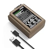 NEEWER - Batería de Repuesto 1030 mAh NP-FW50 con Carga rápida en 2,3 Horas a través del Cable USB-C de Tipo Compatible con Sony ZV-E10 A6000 A6100 A6300 A6400 A6500 A7 A7 II A7R A7R II A7S II
