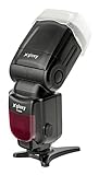 Gloxy TR-985 Flash TTL compatible con Canon EOS 1300D, 1200D, 550D, 650D, 600D, 750D, 700D, 5D, 5D Mark II, 5D Mark III, 6D, 60D, 7D, 7D Mark II, etc.