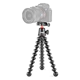 JOBY GorillaPod 3K Pro Kit MII, Trípode Profesional Flexible de Aluminio con Rótula, Placa QR, Fabricado en Italia, para Cámaras CSC, Sin Espejo, Capacidad de Carga 3 kg, 6.6 LB, J91566-BWW