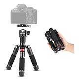 NEEWER Mini Trípode para Cámara con Rótula de Bola de 360° Aleación de Aluminio 20'/ 50cm 1/4' Tipo Arca Placa Rápida, Trípode de Viaje de Escritorio Portátil, Carga Máxima: 11 libras/5kg