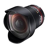 Samyang F2.8 - Objectivo para Canon EF, (14 mm IF ED UMC, Ultra Wide Angle Lens), Negro