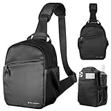 K&F CONCEPT Bolsas para cámaras, Funda Camara,bandoleras para cámaras, Mochilas fotografia compacta para cámaras para Objetivos DSLR/SLR con Correa Ajustable para el Hombro y Bolsillo Interior