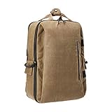 Amazon Basics – Mochila vintage para cámara profesional DSLR y portátil, tela encerada, marrón