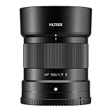 VILTROX 56mm F1.7 Z, Lente Z AF 56mm f1.7 con Enfoque Automático para APS-C, Compatible con Nikon ZFC Z30 Z50 Z5 Z6 Z6II Z7 Z7II Z8 Z9