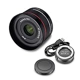 Samyang AF 24 mm F2,8 FE + estación de Lente para Sony E de Formato Completo y Objetivo APS-C I Pancake Gran Angular con Enfoque automático rápido I Distancia Focal Fija para Sony E Mount Alpha A7C,