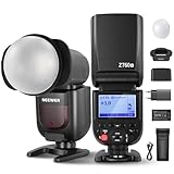 NEEWER Z760-N - Kit Flash Speedlite TTL para Nikon, Speedlight 76W con Domo difusor magnético, 2,4G GN60 1/8000s HSS, M Selector rápido TCM, 480 Flash de Potencia Completa, batería 2600mAh y Cargador