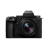 Panasonic LUMIX DC-S5M2XNE Cámara Marco Completo Sin Espejo, Grabación 4K 60P y 6K 30P, Pantalla Abatible, Wi-Fi, AF Híbrido De Fase, IS Activo, ISO Nativo Dual, con S-R1840E 18-40mm S Lente