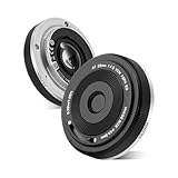 VILTROX 28mm F4.5 Full Frame Autofocus Pancake Lenses Chipsize Ultra-Thin for Sony E Mount Camera Lenses FE Compatible para Sony a7 a7C a7RIII a7RIV a7RV a9 a6400 (Negro)