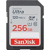 SanDisk Ultra 256GB SDXC Memory Card, Up to 120 MB/s, Class 10, UHS-I, V10