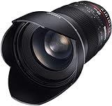 Samyang F1111003101 - Objetivo fotográfico DSLR para Nikon F Ae (Distancia Focal Fija 35mm, Apertura f/1.4-22 AS UMC, diámetro Filtro: 77mm), Negro