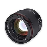 Samyang AF 75 mm F1.8 para Fuji X - lente para retratos liviana y compacta con LSTM-AF, protección contra la intemperie e interruptor personalizado para tomas nocturnas y de viaje