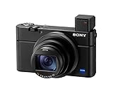 Sony DSCRX100M6.CE3 Cámara compacta, Sensor CMOS 1.0 de 20.1 mp, Xoom 24-200 mm, F2.8-4.5, Vídeos 4K, AF de 0.03 s disparo contínuo hasta 24 fps, Color Negro