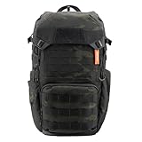 PGYTECH OneMo TAC Mochila Fotografia Profesional 25L Táctica Mochila para Cámara Impermeable para Cámaras DSLR/SLR/Mirrorless, Portátil de 15,6', Cubierta para Lluvia, Camuflaje Negro