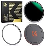 K&F Concept 62mm Filtro Magnético ND1000 (10 Pasos) Rápida Sistema Intercambio con Anillo de Adaptador +Tapa de Metal Magnético