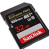 SanDisk 32GB Extreme PRO, Tarjeta de memoria, SDHC, hasta 100 MB/s + RescuePro Deluxe, UHS-I Class 10 U3 V30
