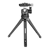 Neewer Portable Compacto Mesa Macro Mini Trípode con Cabeza de Bola de Perfil Bajo 1/4 Pulgada Placa Compatible con Muchas Cámaras DSLR Liberación Rápida para Canon Nikon