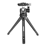 NEEWER Mini trípode para cámara, trípode Compacto de Escritorio con Cabezal de Bola de Perfil bajo de 360°, Placa QR Tipo Arca de 1/4 Pulgadas para cámara de acción DSLR, Soporte de teléfono para