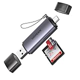 UGREEN 2 en 1 Lector Tarjetas SD USB C USB 3.0 Adaptador Tarjeta de Memoria SD y Micro SD Card Reader Tipo C Compatible con iPhone 17 Pro MAX Air MacBook Pro Air iPad Pro Galaxy S25 S24