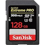 SanDisk Extreme PRO - Targeta de Memoria SDXC de 128GB, hasta 300MB/s, UHS-II, Class 10, V90, U3