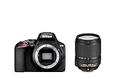 Nikon D3500 + AF-S DX 18–140 VR Juego de cámara SLR 24,2 MP CMOS 6000 x 4000 Pixeles Negro - Cámara digital (24,2 MP, 6000 x 4000 Pixeles, CMOS, Full HD, 365 g, Negro)