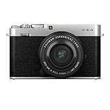 Fujifilm X-E4 Kit con Objetivo FUJINON XF27mm f2.8 R WR, Color Plateado