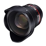 Samyang F1121903101 - Objetivo fotográfico DSLR para Nikon F Ae (Distancia Focal Fija 8mm, Apertura f/3.5-22 UMC, Ojo de Pez, CSII), Negro
