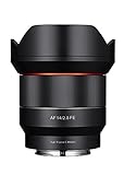 Samyang SYIO14AF-E - Lente de Enfoque automático de Marco Completo F2.8 de 14 mm para Sony E-Mount, Color Negro