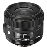 Sigma 30 mm F1.4 DC HSM NA ART - Objetivo para cámara digitales réflex montura Nikon, Negro