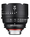 Rokinon Xeen XN24-NEX - Lente Profesional Cine (24 mm, T1.5), Color Negro