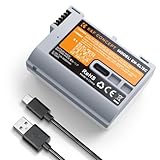 K&F CONCEPT 2600mAh EN-EL15C Batería, USB C 2.5H Fast Chraging Batería Compatible con Cámara Nikon Z8, Z7, Z6, Z7ii, Z6ii, Z5, D850, D810, D810A, D780, D750, D610, D500, D7500, D7200