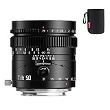 TTartisan 50mm F1.4 Lente Tilt, Compatible con cámaras Sony E-Mount sin Espejo de Marco Completo Alpha a7 a7II a7III a7R a7RII a7RIII a7RIV a7S a7SII a9 a7C