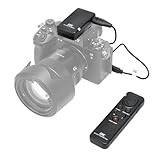 JJC 2.4G Receptor Inalámbrico de 100M y Kit de Mando a Distancia para Sony Alpha/Cyber-Shot Cámaras y Videocámaras Handycam con Multi-Terminal - Sustituye a Sony RMT-VP1K y RM-VPR1