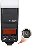 Godox TT350C TTL Flash Camera Flash Speedlite 2.4G HSS 1/8000s TTL GN36 Electronic Flash for Canon Mirrorless Digital Camera