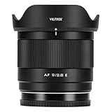 VILTROX 9mm f2.8 E, AF 9mm f2.8 Air para Montura E,Objetivo con Enfoque automático Ultra Gran Angular APS-C Compatible con Sony a7Ⅲ a7Ⅳ a7RⅣ A1 A7RⅤ A7CII a6500 a6600 ZV-E10 FX30