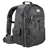 Mantona Azurit - Mochila para cámaras réflex, color negro