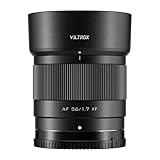 VILTROX 56mm f1.7 XF AF Lente Príncipal para Mount Fujifilm X, Compatible con X-T5, X-T4, X-T30 II, X-S10, X-T200, X-H1, X-H2, X-T3, X-T100