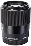 Sigma 302971 - Objetivo 30 Mm-F/1.4 (C) Af Dc Dn, casquillo Canon Ef-M X Mirrorless