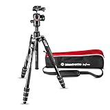 Manfrotto Befree Advanced - Trípode con Cierre de Rosca, Trípode de Viaje con Cabezal Esférico, Portátil y Compacto, Trípode de Aluminio para Cámaras DSLR, Reflex, sin Espejo y Accesorios